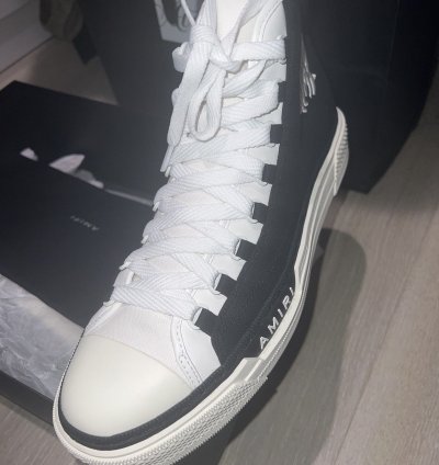 Amiri Ma Logo Court High Sneakers