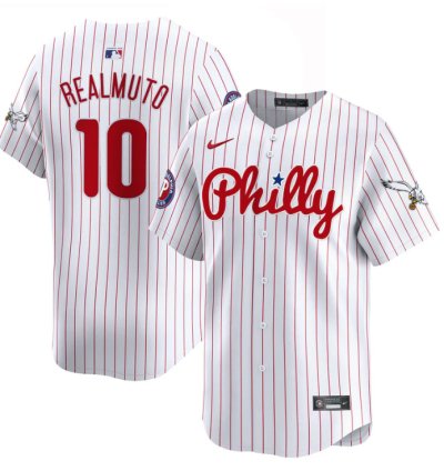 Jtrealmuto Jersey 10 Phillies And Eagles Vapor Premier Limited Stitched Pinstripe
