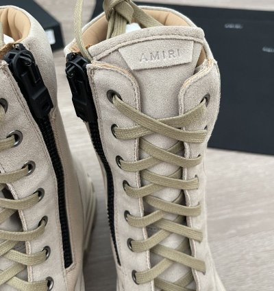 Amiri Ma Logo Military Combat Boot