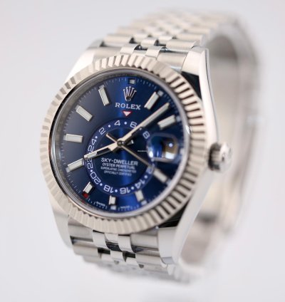 Rolex Sky-dweller 2022 Skydweller Stainless Steel Blue Jubilee 326934