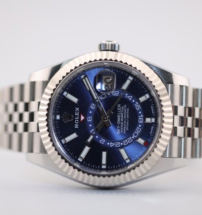 Rolex Sky-dweller 2022 Skydweller Stainless Steel Blue Jubilee 326934