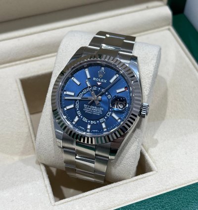 Rolex Sky-dweller 2023 Rolex Sky-dweller Blue Dial 326934 Unworn Box Papers 326934