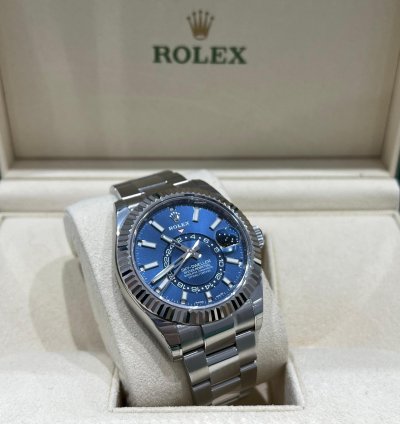 Rolex Sky-dweller 2023 Rolex Sky-dweller Blue Dial 326934 Unworn Box Papers 326934