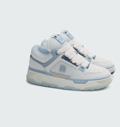 Amiri Ma-1 In White And Blue Size 9 Msrp 790