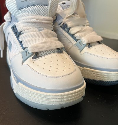 Amiri Ma-1 In White And Blue Size 9 Msrp 790