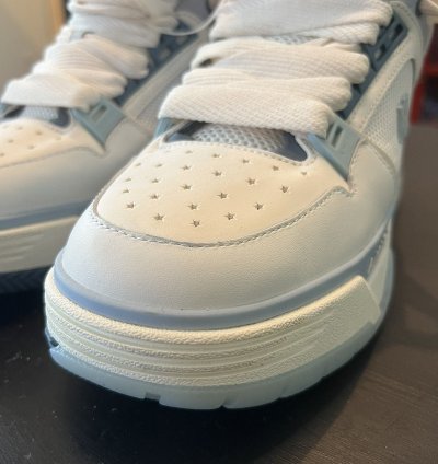 Amiri Ma-1 In White And Blue Size 9 Msrp 790