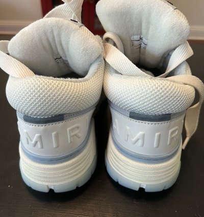 Amiri Ma-1 In White And Blue Size 9 Msrp 790