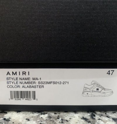 Amiri Ma-1 Off White Sneakers