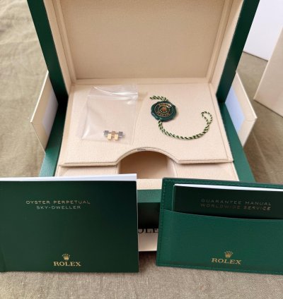 Rolex Sky-dweller 2024 Like New Unworn Champagne Dial 336933