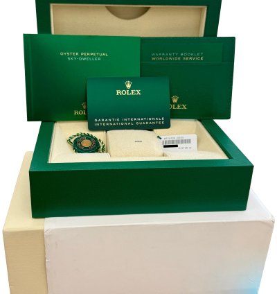 Rolex Sky-dweller 2024 New Papers Rolex Sky-dweller Blue 42mm Stainless Jubilee Watch 336934 Box