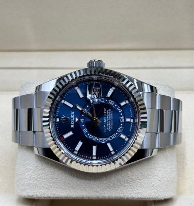 Rolex Sky-dweller 2024 Sky-dweller Blue Dial Unworn 336934 Box And Papers