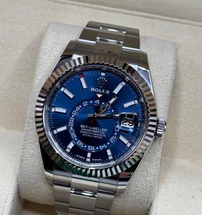 Rolex Sky-dweller 2024 Sky-dweller Blue Dial Unworn 336934 Box And Papers