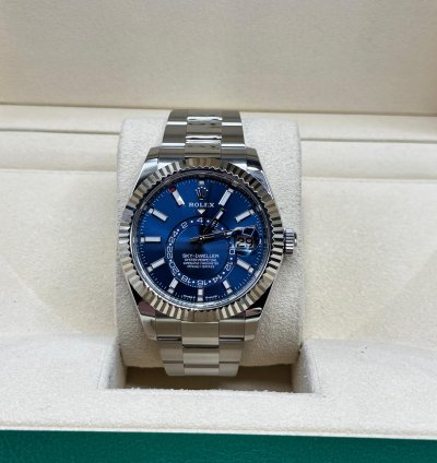Rolex Sky-dweller 2024 Sky-dweller Blue Dial Unworn 336934 Box And Papers