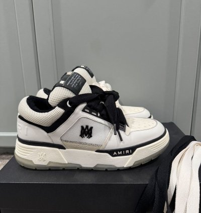 Amiri Ma-1 White And Black Sneaker