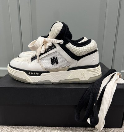 Amiri Ma-1 White And Black Sneaker