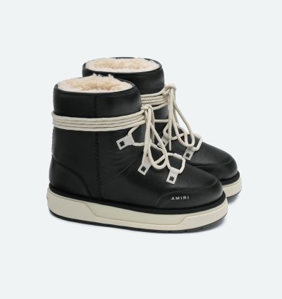 Amiri Malibu Hi Black Boots Size 48 New