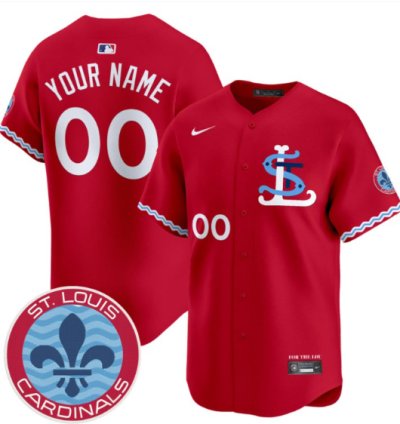 Custom St Louis Cardinals Jersey City Connect Vapor Premier Limited Stitched