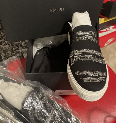 Amiri Music Note Slip On - Rare