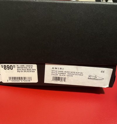Amiri Music Note Slip On - Rare