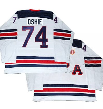 Mens 2016 Us Tj Oshie 74 Ice Hockey Jersey All Stitched White