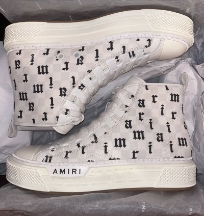 Amiri Old English Court High-top Sneaker
