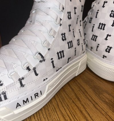 Amiri Old English Court High-top Sneaker