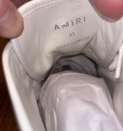 Amiri Old English Court High-top Sneaker