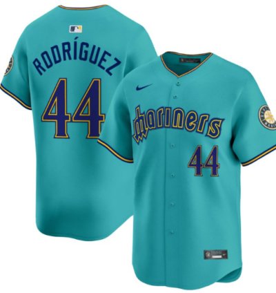 Julio Rodríguez Jersey 44 Seattle Mariners 2025 Vapor Premier Limited Stitched Aqua