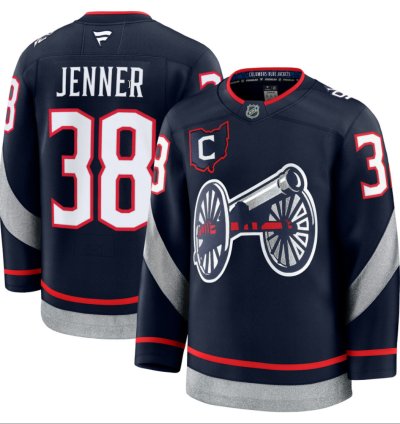 Mens Boone Jenner Jersey 38 Columbus Blue Jackets 2025 Stadium Series
