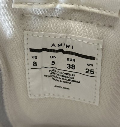 Amiri Pacific Bones Sneaker