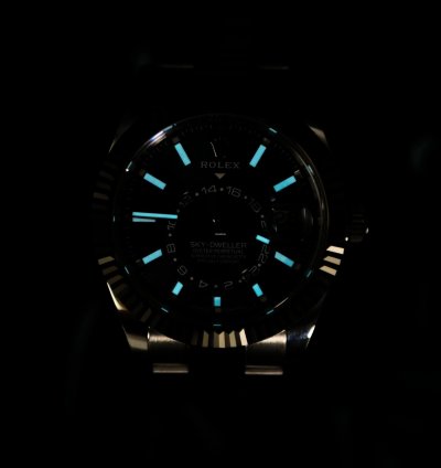 Rolex Sky-dweller 2025 New Unworn Sky-dweller Blue Dial Fluted Bezel Oyster Bracelet Steel Full Set 336934