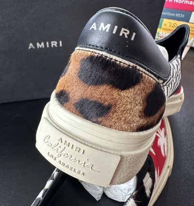 Amiri Patchwork Palm Slip-on Sneakers