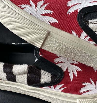 Amiri Patchwork Palm Slip-on Sneakers