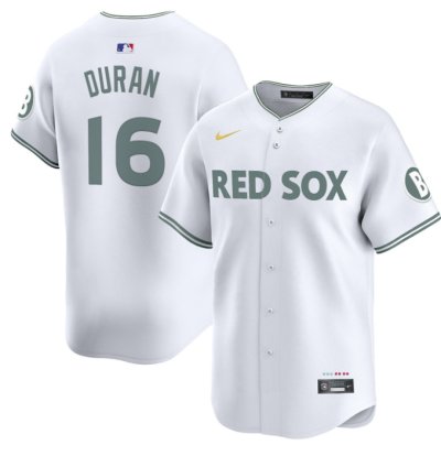 Jarren Duran Jersey 16 Boston Red Sox 2025 City Connect Vapor Premier Limited Stitched White