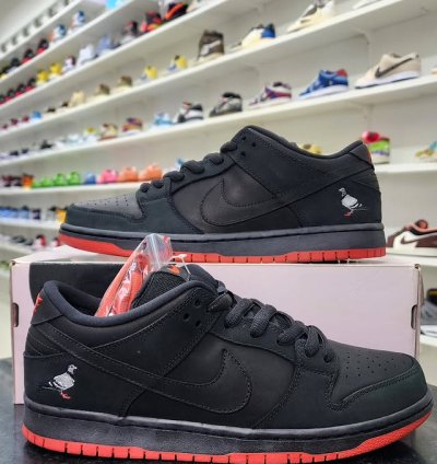 Nike Sb Dunk Low Trd Qs black Pigeon
