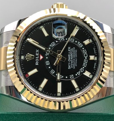 Rolex Sky-dweller 326933 Black Dial Oyster