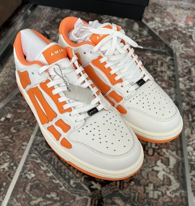 Amiri Skel Bone Low Top Sneakers