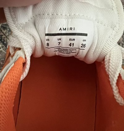 Amiri Skel Bone Low Top Sneakers