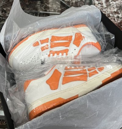 Amiri Skel Bone Low Top Sneakers