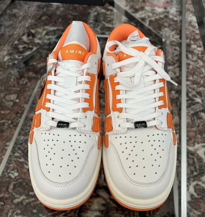 Amiri Skel Bone Low Top Sneakers