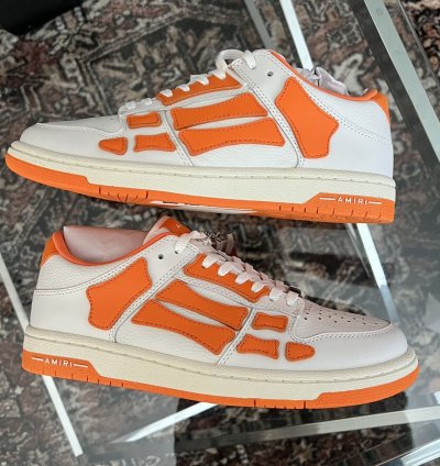 Amiri Skel Bone Low Top Sneakers