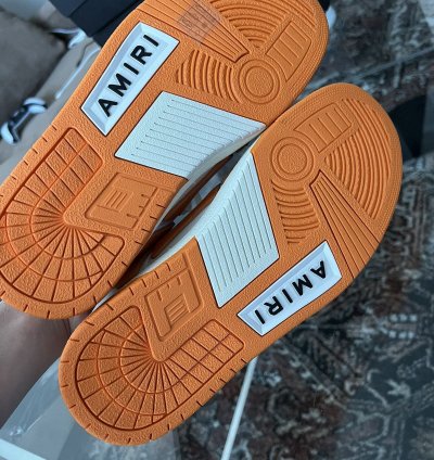 Amiri Skel Bone Low Top Sneakers