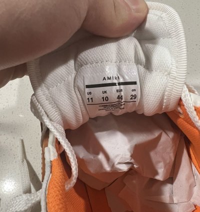 Amiri Skel Bone Low Top Sneakers