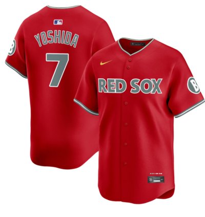 Masataka Yoshida Jersey 7 Boston Red Sox 2025 City Connect Vapor Premier Limited Stitched Red