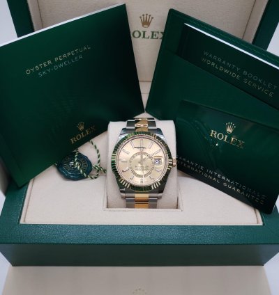 Rolex Sky-dweller 326933 Champagne Oyster - New 2023