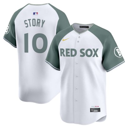 Trevor Story Jersey 10 Boston Red Sox 2025 City Connect Vapor Premier Limited Stitched Alternate