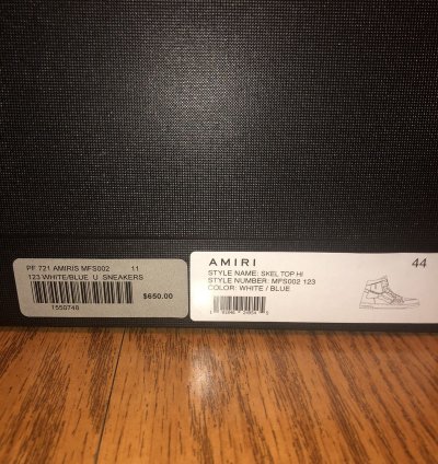 Amiri Skel High-top Sneaker