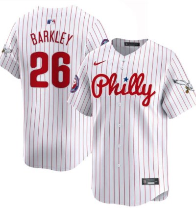 Saquon Barkley Jersey 26 Phillies And Eagles Vapor Premier Limited Stitched Pinstripe