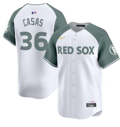 Triston Casas Jersey 36 Boston Red Sox 2025 City Connect Vapor Premier Limited Stitched Alternate