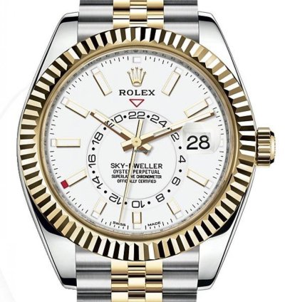 Rolex Sky-dweller 326933 White Jubilee Bracelet